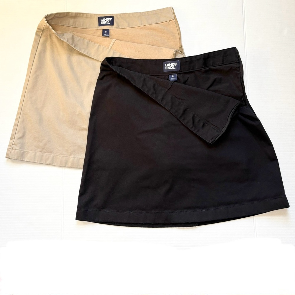 School uniform set of 2
Land’s End Chino Skort Above Knee